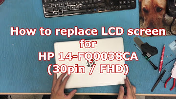 How to replace Screen for HP 14-FQ0038CA in 10 minute.