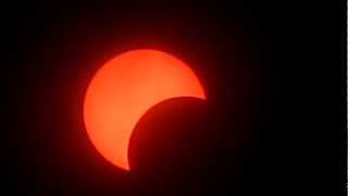Short Clip of 2012 Annular Solar Eclipse 1