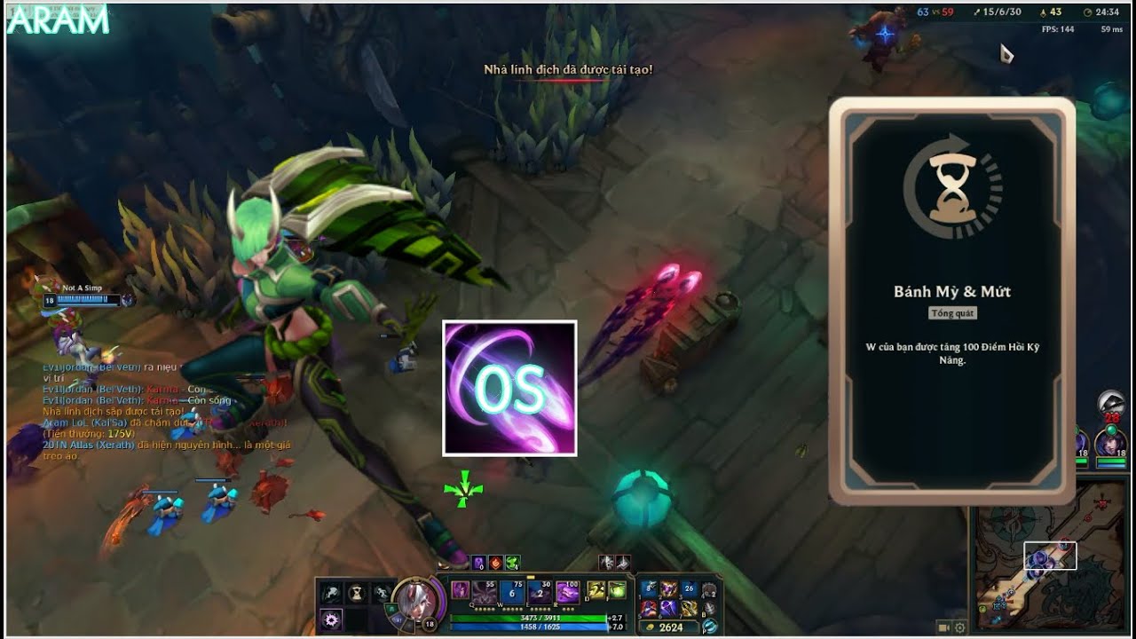 [Aram Hỗn Loạn] Liên Minh Huyền Thoại #61: Trải Nghiệm Game 1 Nút Cùng Kaisa Spam W