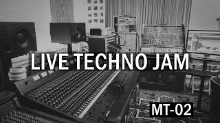 Techno Live Jam  Vermona DRM III  Modular Synth  Plaits, Rings, Plonk  MT-02