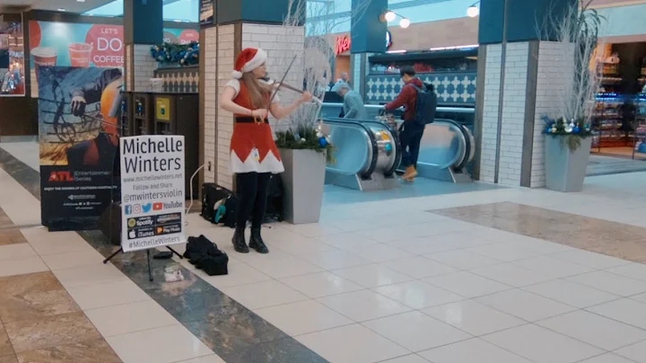 Energetic Violinist Michelle Winters Performing at...
