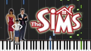Video thumbnail of "The Sims - Building Theme 6 (The Simple Life) Piano Cover"