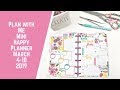 Plan with Me- Mini Happy Planner Dashboard Layout- March 4-10, 2019