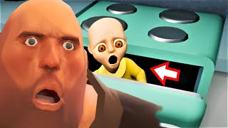 картинка: ДЯДЯ ВОВА VS ЛЫСЫЙ ДЕМОН ?! ИГРА The Baby In Yellow