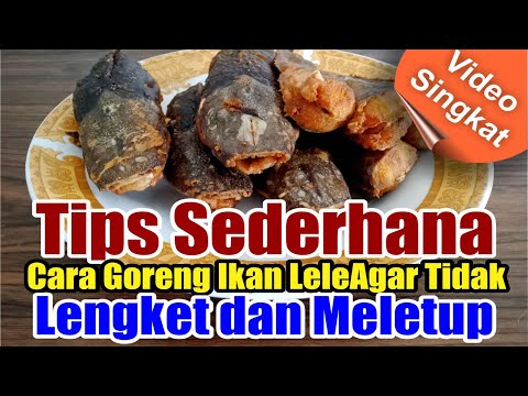 Video: Cara Menggoreng Ikan Lele Dalam Wajan