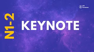 N1-2: Keynote 1: Vision for Value-driven Education