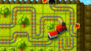 🚂 トレインタイルエクスプレスパズル（森のレベル）| Androidゲームプレイエピソード393 screenshot 5