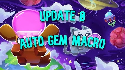 Bubble Gum Simulator Infinity - Auto Gem macro (UPDATE 0)