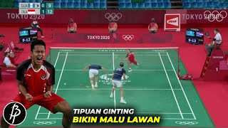 Sempoyongan Hingga Raket Lawan Lepas..! Seperti ini Kejamnya Tipuan Anthony Ginting