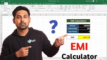 How to Calculate Loan EMI in MS Excel | Create Loan EMI Calculator in Microsoft Excel