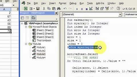 VBA Lesson 5   1 Dimensional Dynamic Array | Microsoft Excel Tutorials