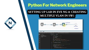 Python for Network Engineer |  Setting up Lab in EVE ng and Creating Multiple Vlan in SW1 | Video 24