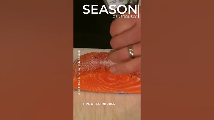 Season Generously | Chef Mike Pichetto | Tips #shorts