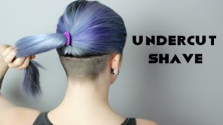 UNDERCUT SHAVE!!