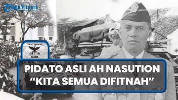 Pidato Asli Jenderal AH Nasution yang Menyayat Hati saat Pemakaman 7 Jenazah Korban G30S/PKI