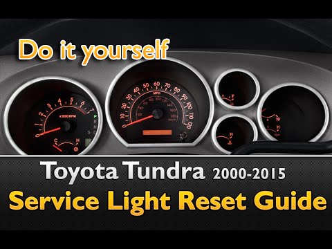 Toyota Tundra 2005-2015: Service Light Reset Guide