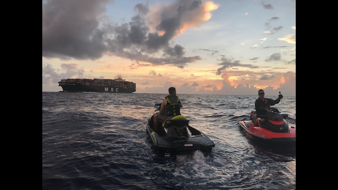 Miami to Bahamas on jet skis seadoo's july 2017 YouTube