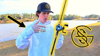 My First Time Fishing With The GOOGAN SQUAD Gold Series Rod (Review)