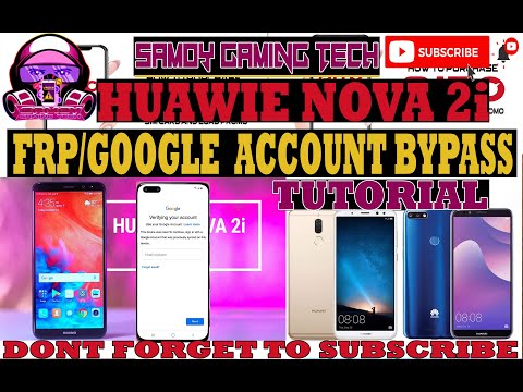 huawie nova2i google account/frp bypass 2021 easy method