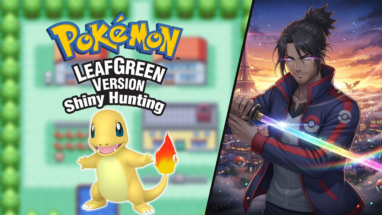 NOSTALGIC STARTER SHINY HUNTING CHARMANDER!!! (Pokemon Leaf Green)