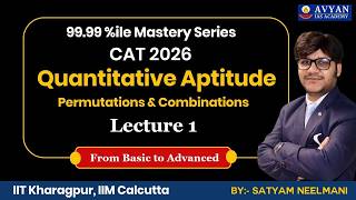 CAT 2026 | Quant | Permutations and Combinations | Lecture - 1 |  #cat2026  #iim