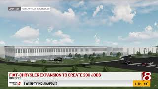Fiat Chrysler expansion to create 200 jobs in Kokomo, Indiana