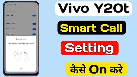 How To Smart Call Setting On Vivo Y20t || Vivo Y20t Smart Call कैसे करे ||Tech Akhilesh
