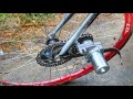 DIY Electric Bicycle 30km/Using Bike Starter Motor