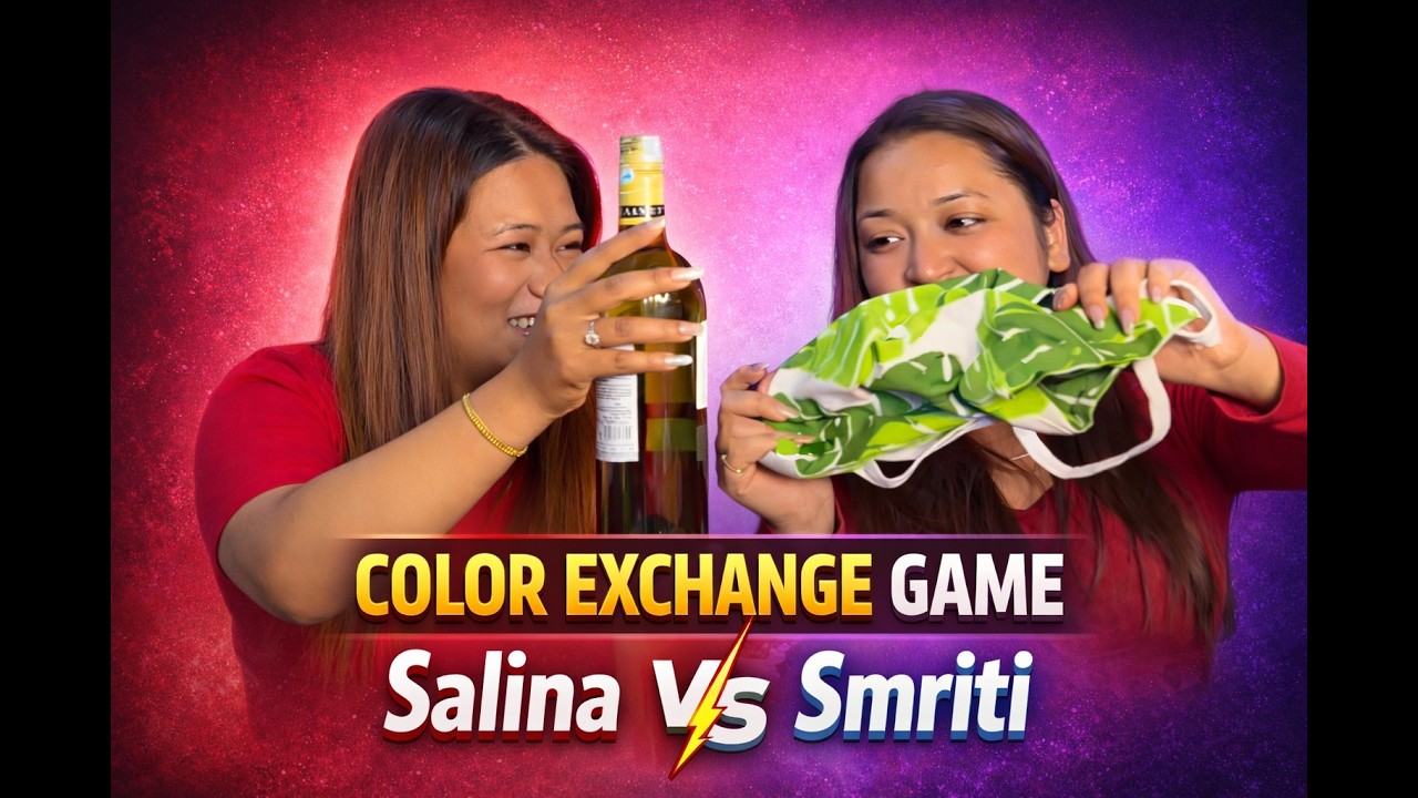 Colour exchange with smriti joshi❤️ #colourexchangegame 💙💜🖤💛💚❤️🤎🤍🧡🩷gift exchange 🎁