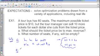MCV4U 3 5 Optimization III   Economics P1