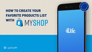 How to create your favorite products List with MyShop - 4Life Europe 🇪🇺 English screenshot 3