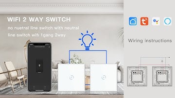single live line wifi 1gang 2way install and connect