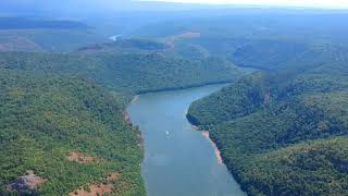 Башкирия. Нугушское водохранилище. С высоты птичьего полета.