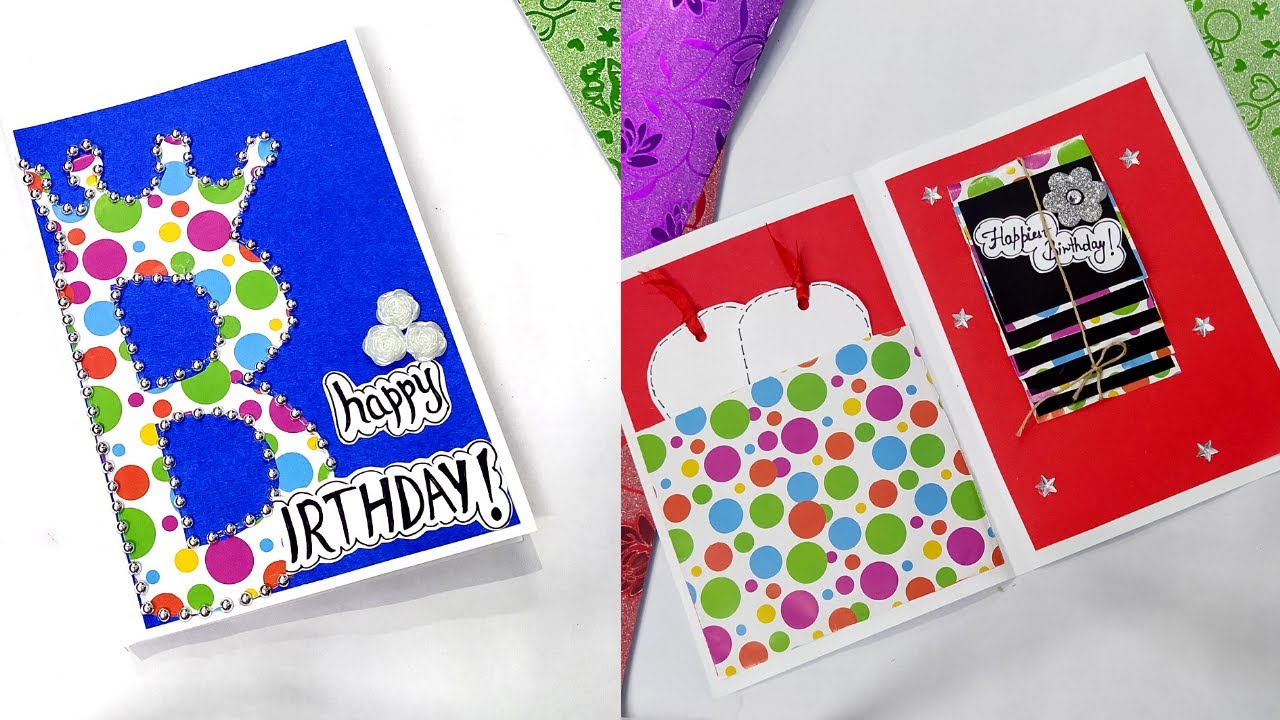 Handmade Birthday Card Easy Birthday Card Idea Handmade Greeting