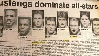 Western Mustangs Football Rob Stewart Wall of Champions