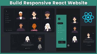 React Projects For Beginners | Build Responsive React Website (35 Min) | How To Build React Website