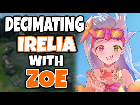 Absolutely decimating an Irelia with Zoe in Challenger | Challenger Zoe | 11.21 - League of Legends