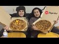 Mukbang - Pizza Hut - BBQ Chicken Pizza & Spaghetti Pizza w/ Meatballs