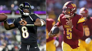 Baltimore Ravens vs Washington Commanders 2024 Week 6 Highlights
