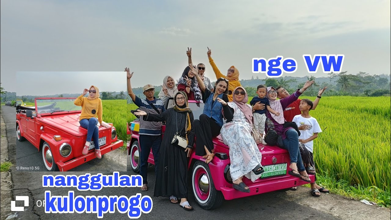 Ngetrip tipis tipis menikmati indahnya persawahan  Nanggulan Kulonprogo (@Buk min Hadi channel)