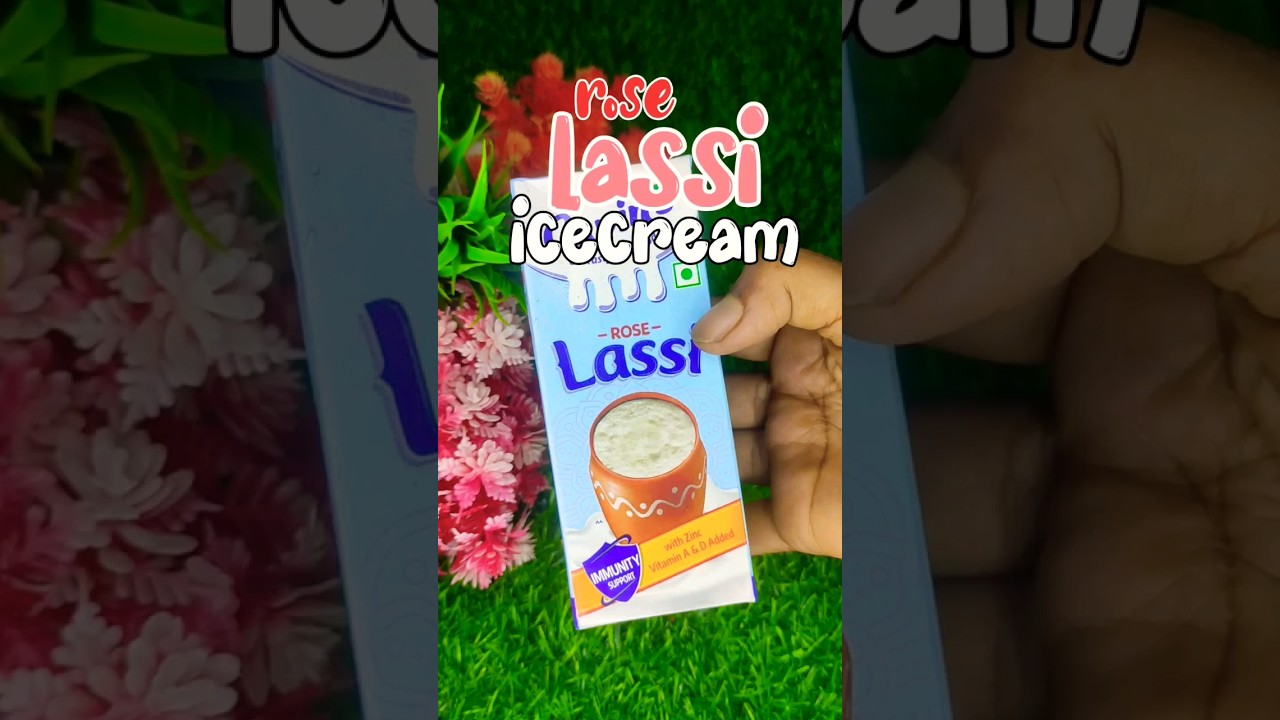 Rose lassi icecream 