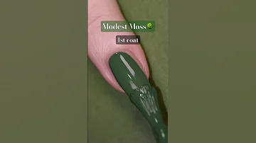 Green lovers click here🥦🌳🍃🦖 Modest Moss opaque nail polish by Holo Taco