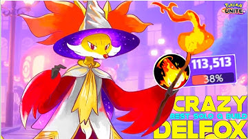 DELPHOX BECOMES INSANELY CRAZY IN SOLO Q WITH BEST EMBLEM BUILD OF MYSTICAL FIRE | POKEMON UNITE