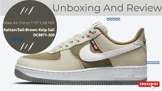 Nike Air Force 1 '07 LV8 NN Toasty Rattan Sail Kelp DC8871 200 Size 9