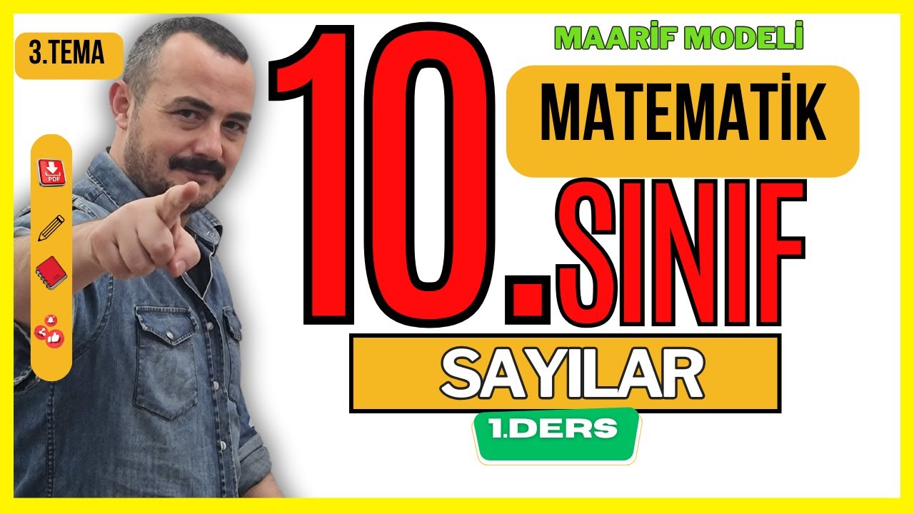 10.sınıf Sayılar | Asal Çarpanlar ve Bölen Sayıları |  Yeni Müfredat  | Ders 1| Tema 3