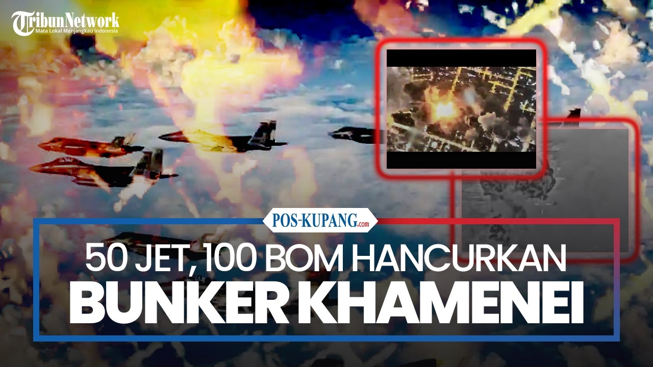 Angkatan Udara Israel Hancurkan Bunker Khamenei di Teheran