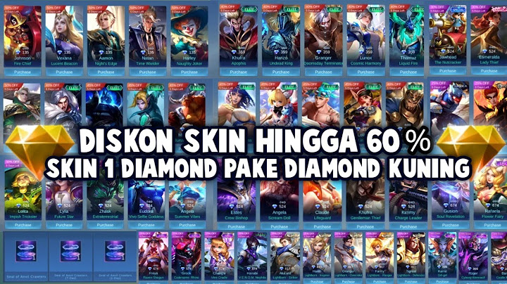BOCORAN DISKON SKIN SHOP 11.11 HINGGA 60% !! SEMUA SKIN DI JAMIN 1 DIAMOND ! - AUTO BORONG SKIN