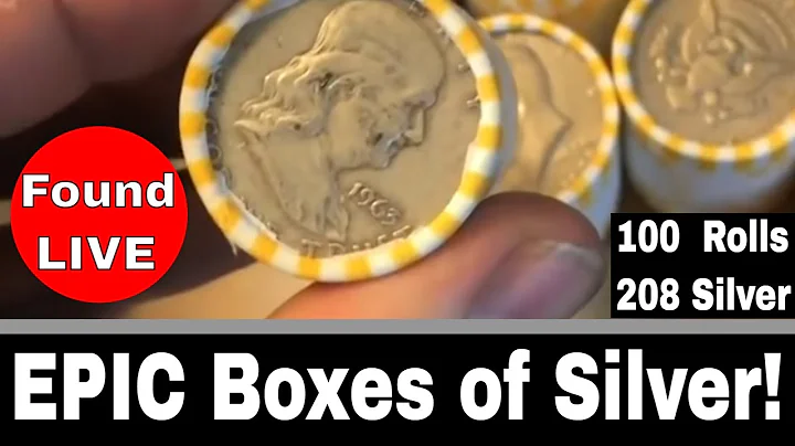 EPIC Silver Found Live - Coin Roll Hunting Half Dollars