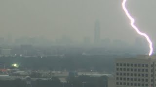 Lightning strike causes power flash in SW Houston