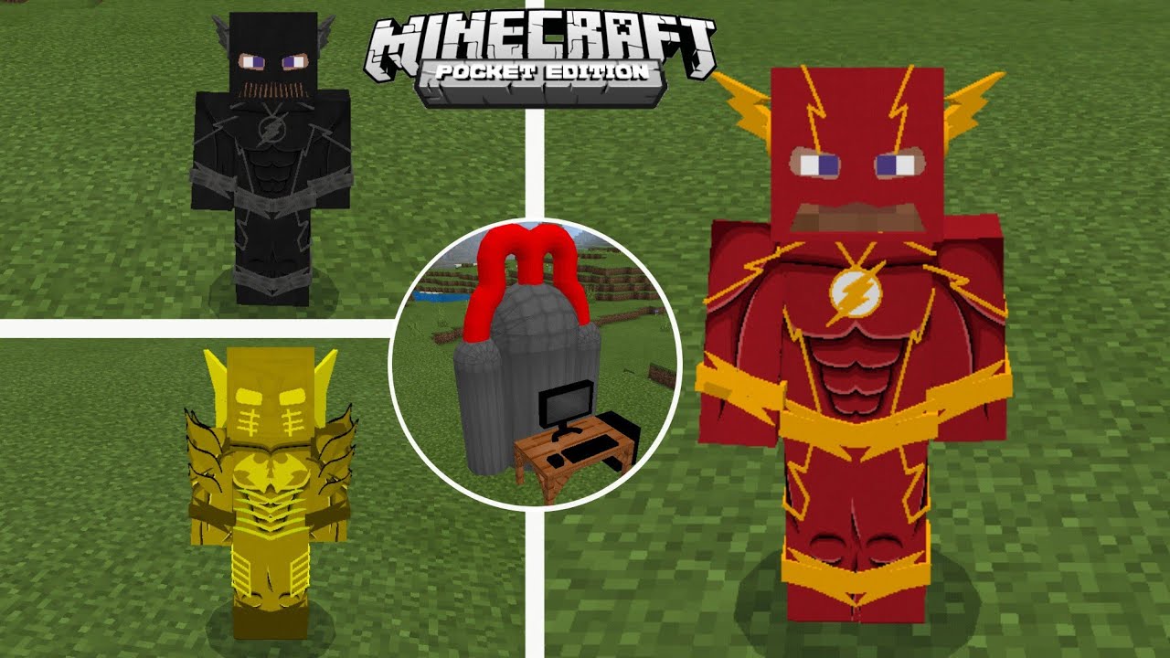 NOVO *MELHOR* ADDON/MOD DO FLASH NO MINECRAFT PE ! - YouTube